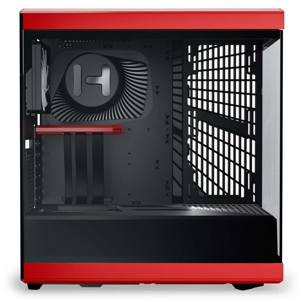 Hyte Y40 Midi Tower, tempered glass - black/red : image 6