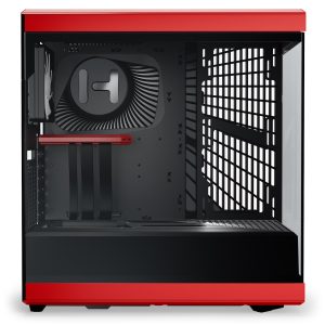 Hyte Y40 Midi Tower, tempered glass - black/red : image 6