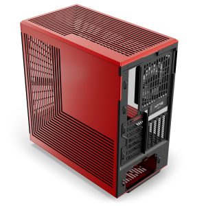 Hyte Y40 Midi Tower, tempered glass - black/red : image 5