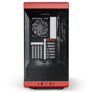 Hyte Y40 Midi Tower, tempered glass - black/red : image 4