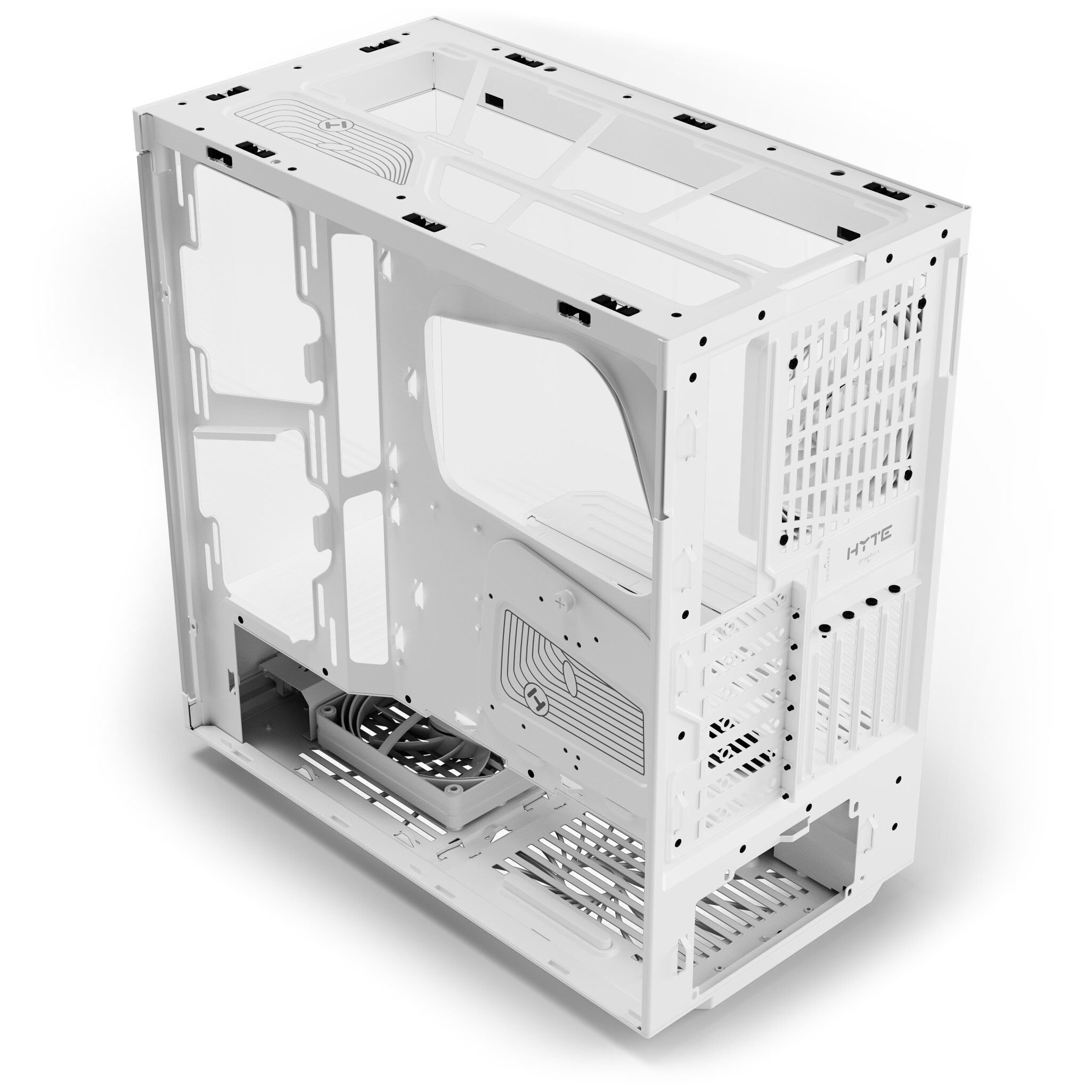 Hyte Y40 Midi Tower, Tempered Glass - Snow White