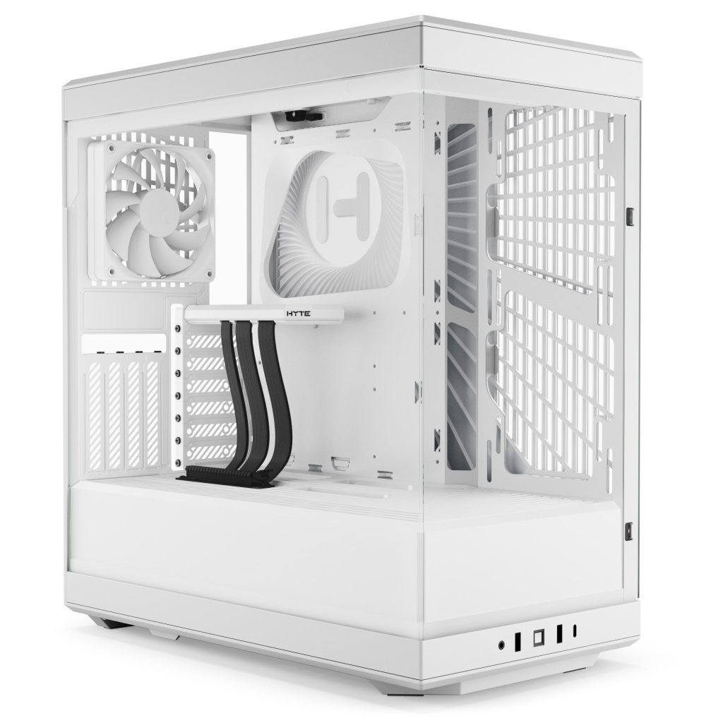 Hyte Y40 Midi Tower, Tempered Glass - Snow White