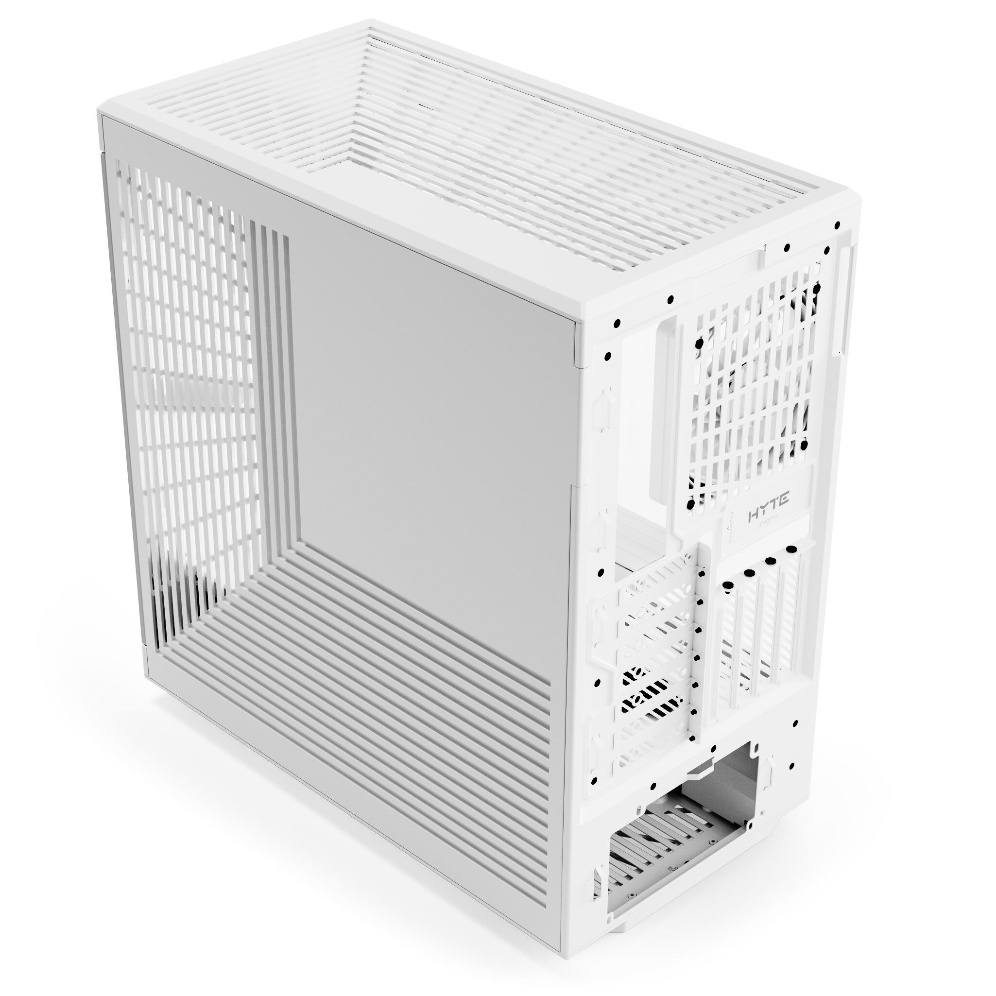 Hyte Y40 Midi Tower, Tempered Glass - Snow White
