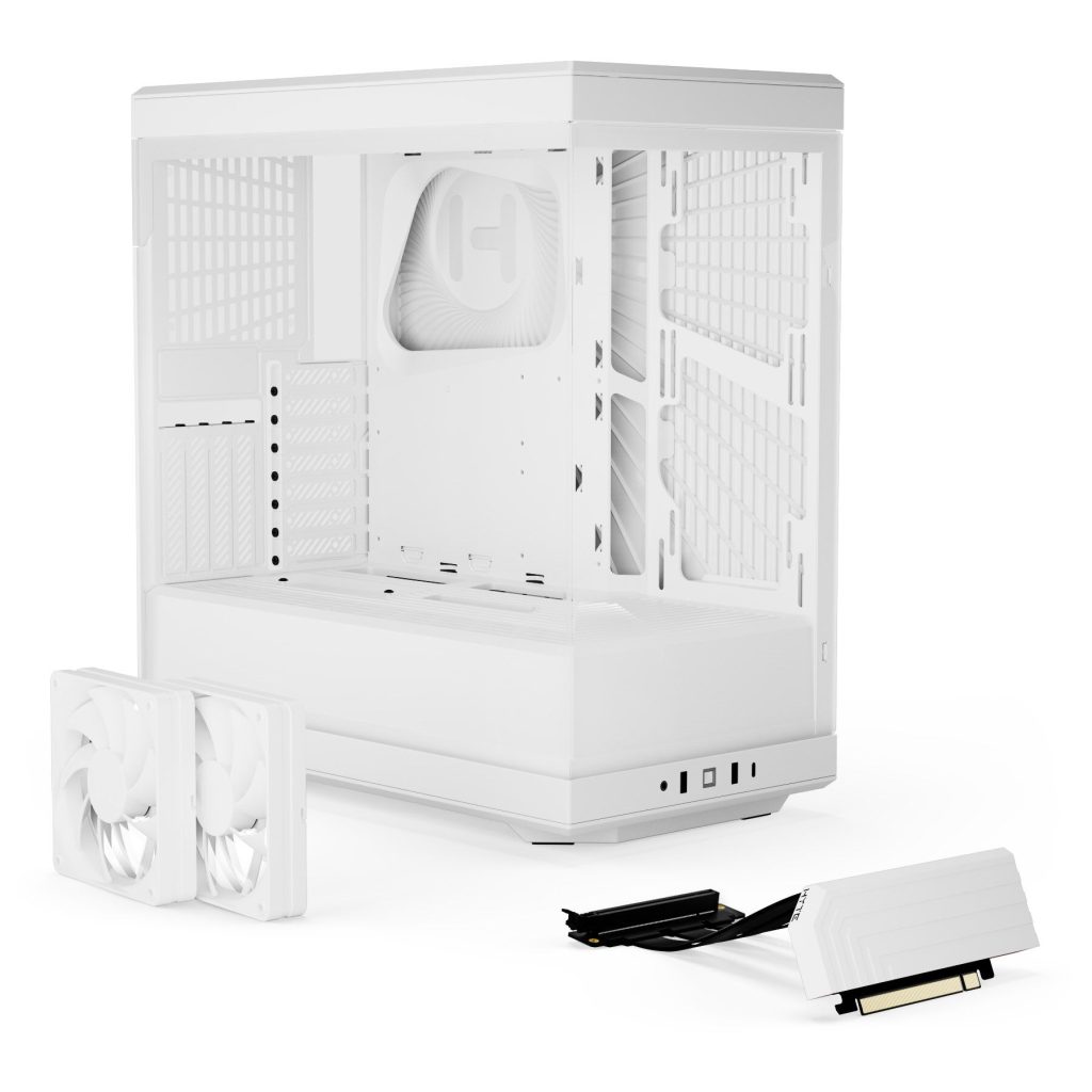 Hyte Y40 Midi Tower, Tempered Glass - Snow White