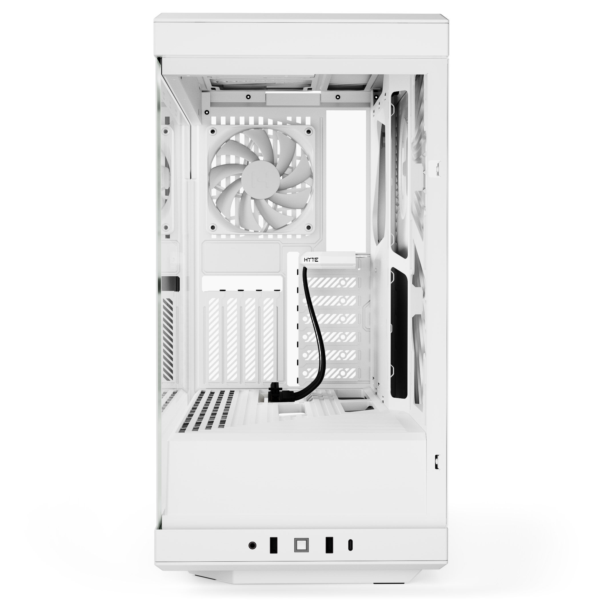 Hyte Y40 Midi Tower, Tempered Glass - Snow White