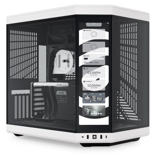 Hyte Y70 Midi Tower Touch – black/white