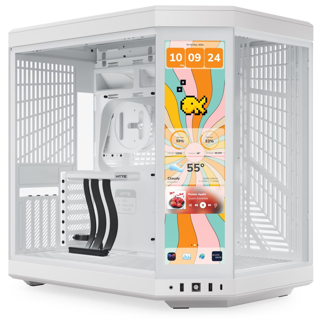 Hyte Y70 Midi Tower Touch Infinite - Snow White