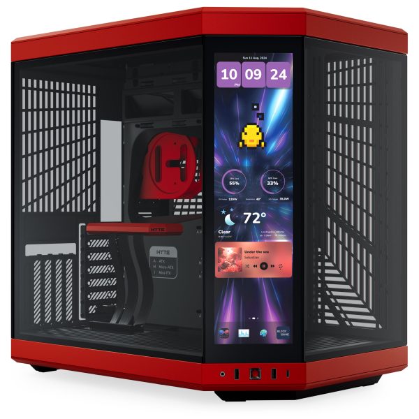 Hyte Y70 Midi Tower Touch Infinite – Black Cherry