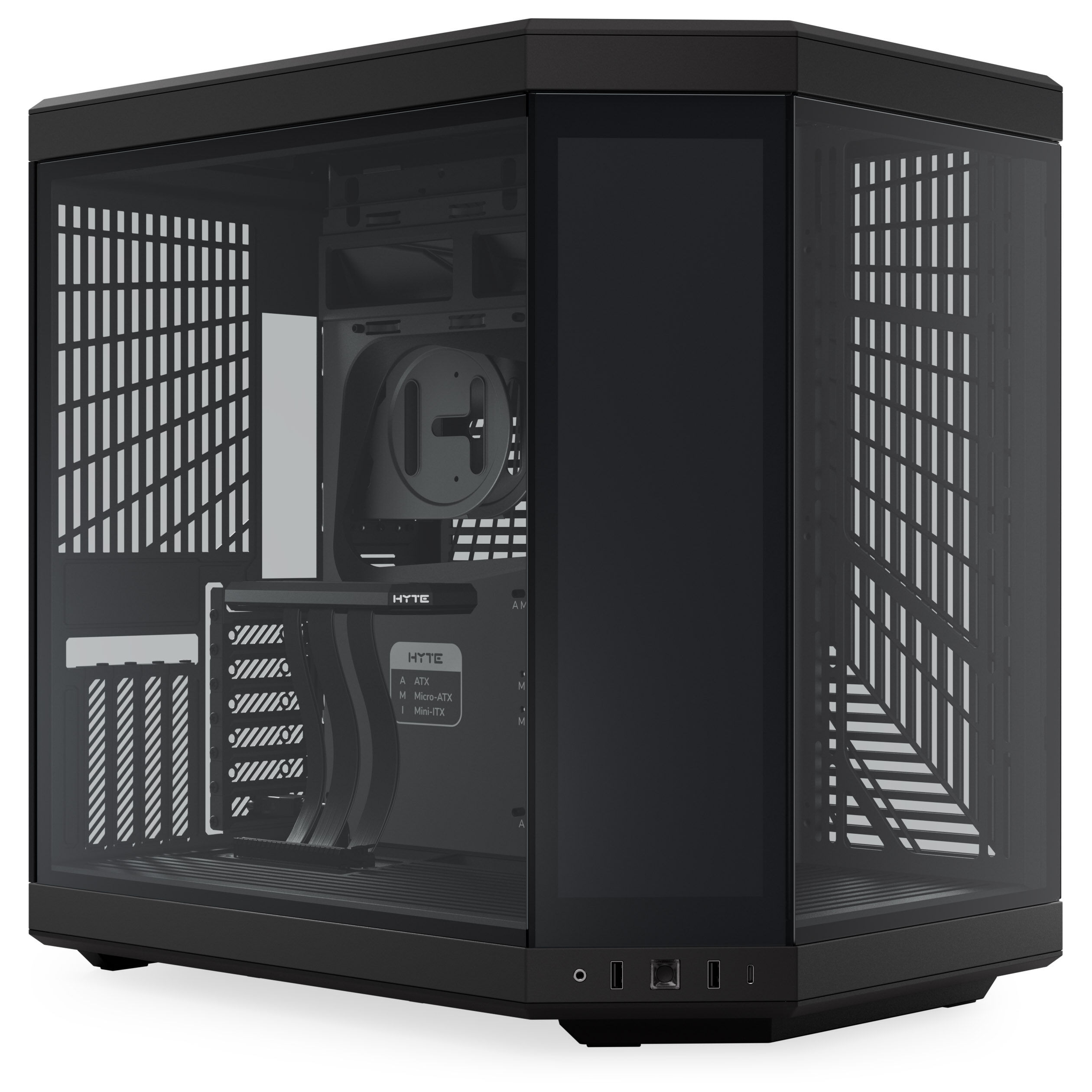 Hyte Y70 Midi Tower Touch Infinite - Pitch Black