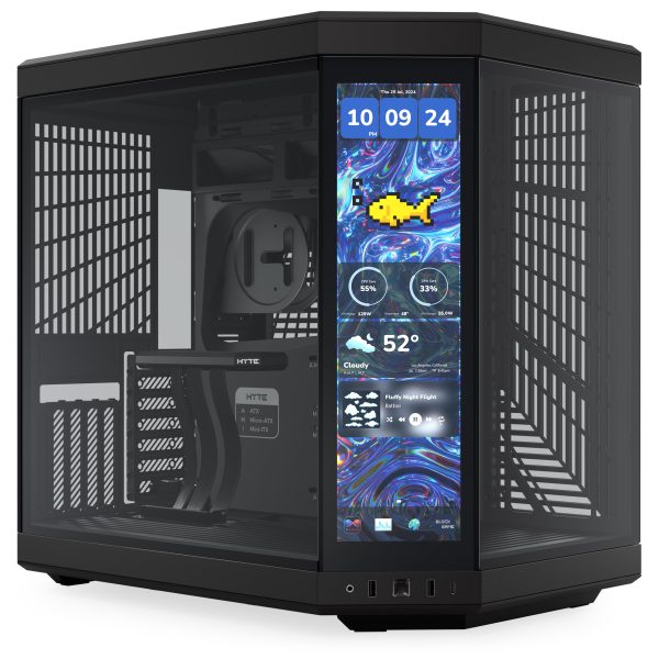 Hyte Y70 Midi Tower Touch Infinite – Pitch Black