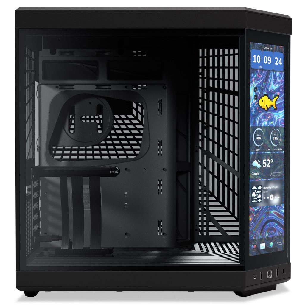 Hyte Y70 Midi Tower Touch Infinite - Pitch Black