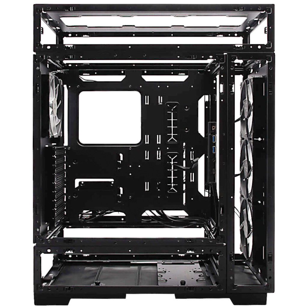 InWin Modfree Deluxe Big Tower Tempered Glass - black