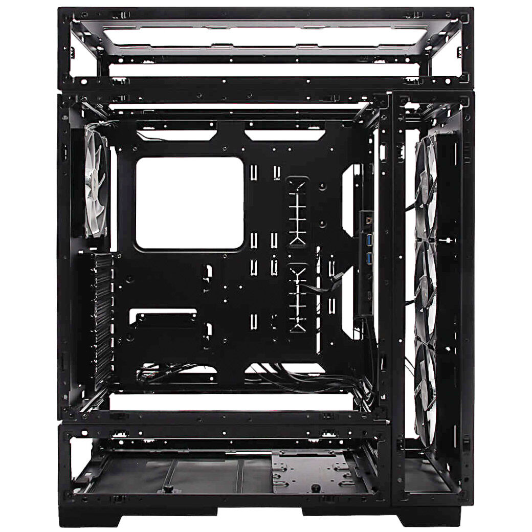 InWin Modfree Deluxe Big Tower Tempered Glass - black