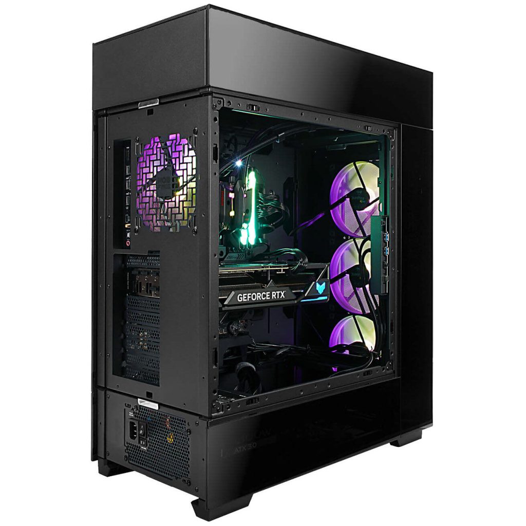 InWin Modfree Deluxe Big Tower Tempered Glass - black