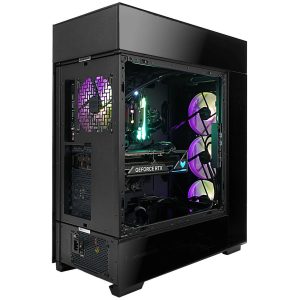 InWin Modfree Deluxe Big Tower Tempered Glass - black