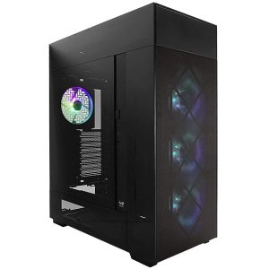 InWin Modfree Deluxe Big Tower Tempered Glass - black
