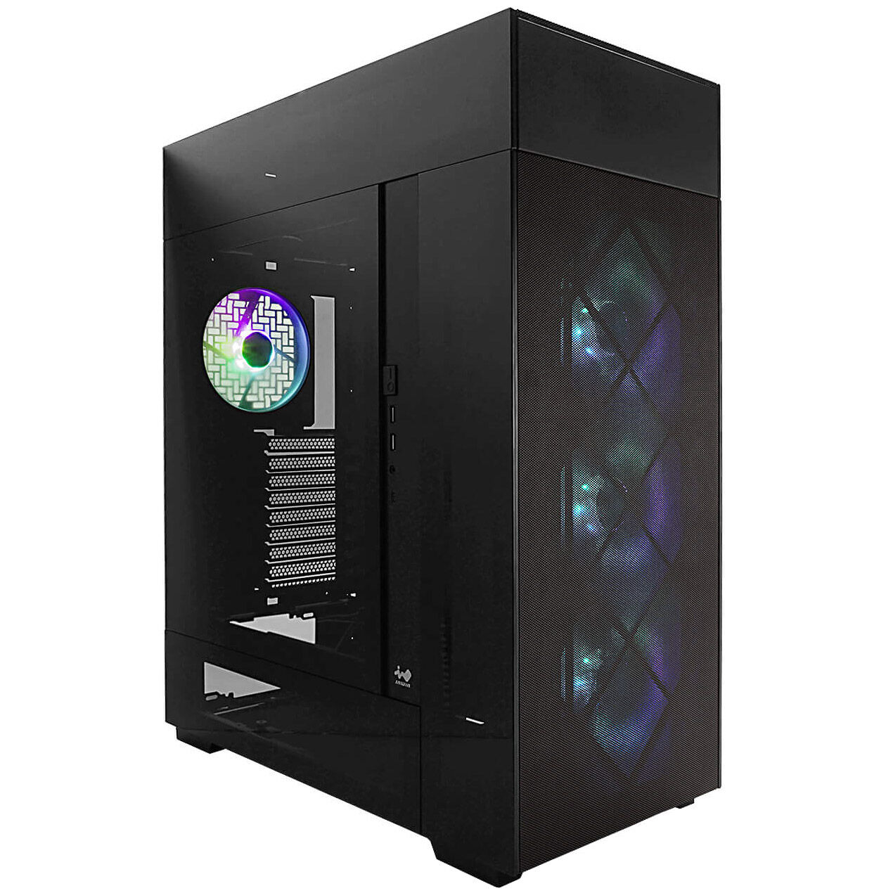 InWin Modfree Deluxe Big Tower Tempered Glass - black