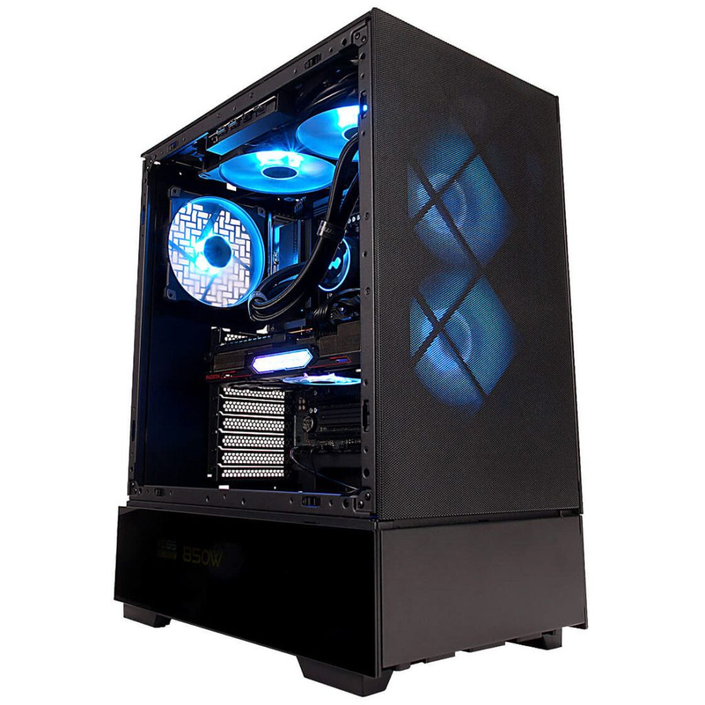 InWin Modfree Base Big Tower Tempered Glass - black
