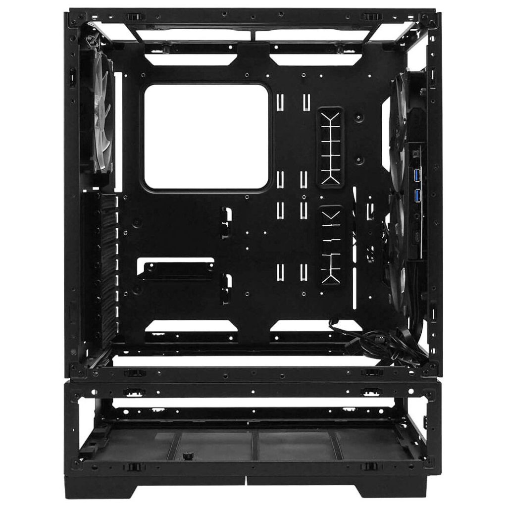 InWin Modfree Base Big Tower Tempered Glass - black
