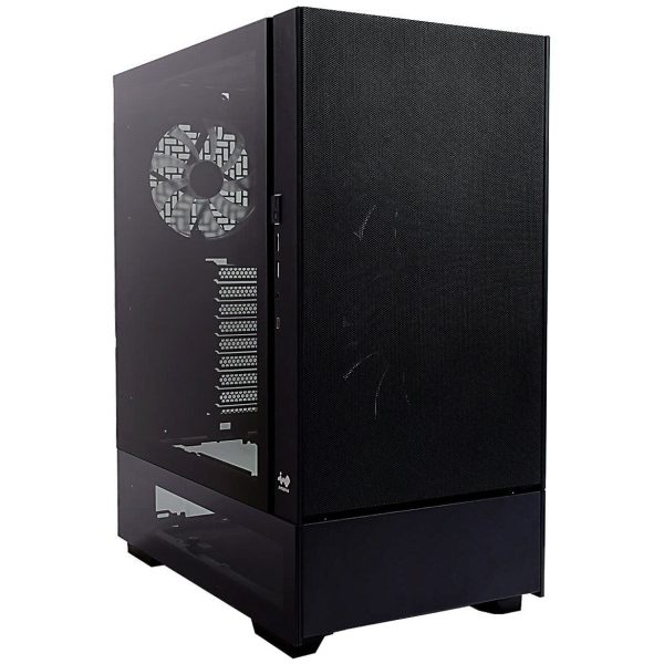 InWin Modfree Base Big Tower Tempered Glass – black