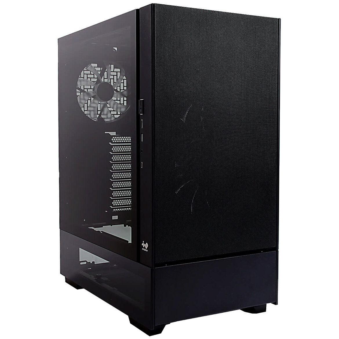InWin Modfree Base Big Tower Tempered Glass - black