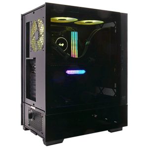 InWin Modfree Base Big Tower Tempered Glass - black