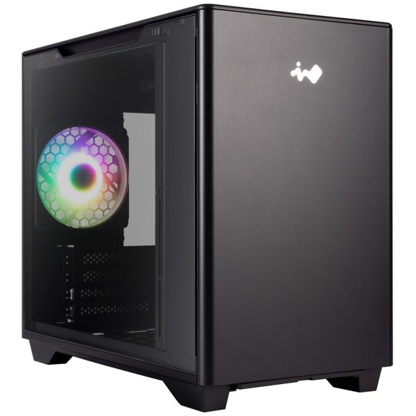 InWin A3 Mini Tower Tempered Glass – black