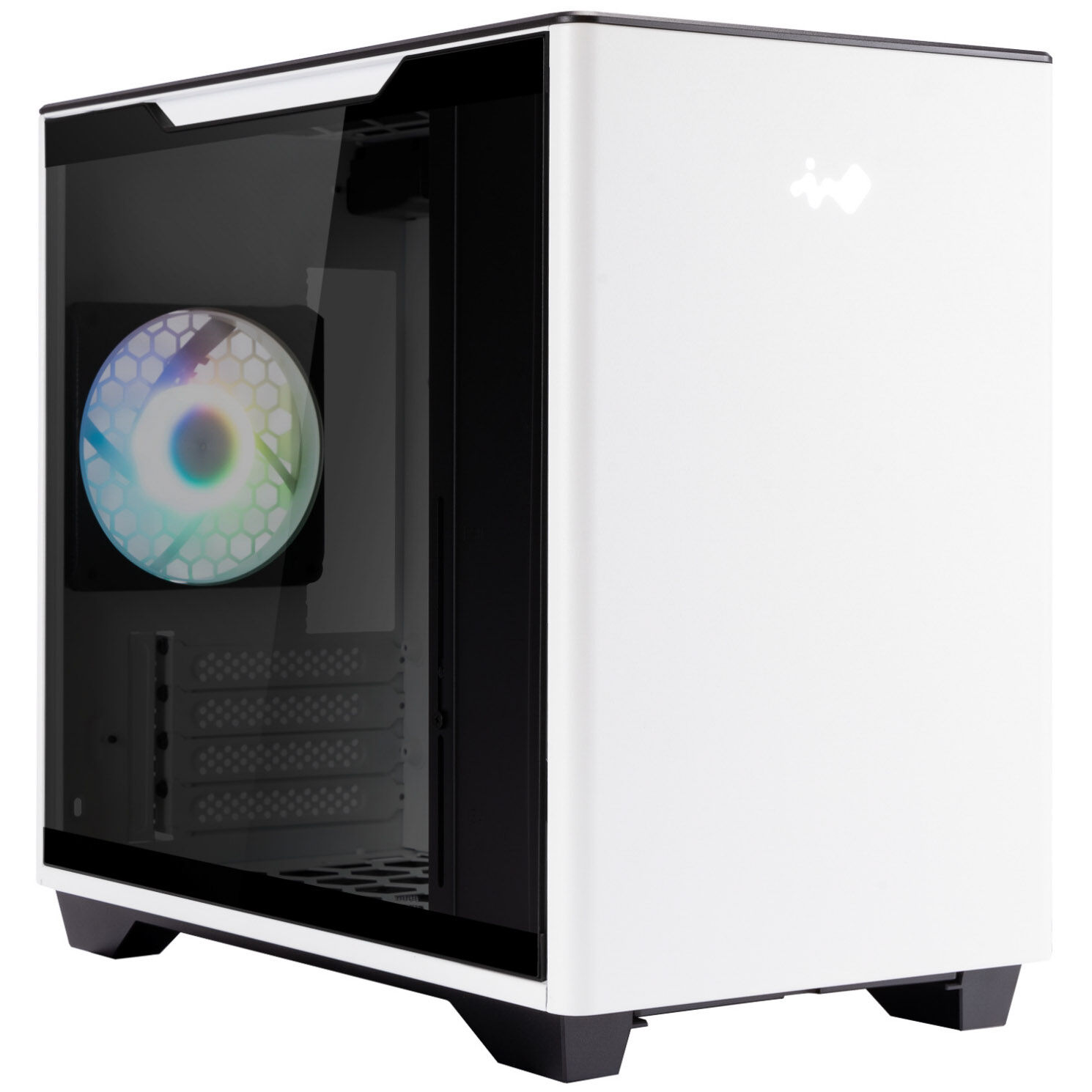 InWin A3 Mini-Tower Tempered Glass - white - Watercooling UK