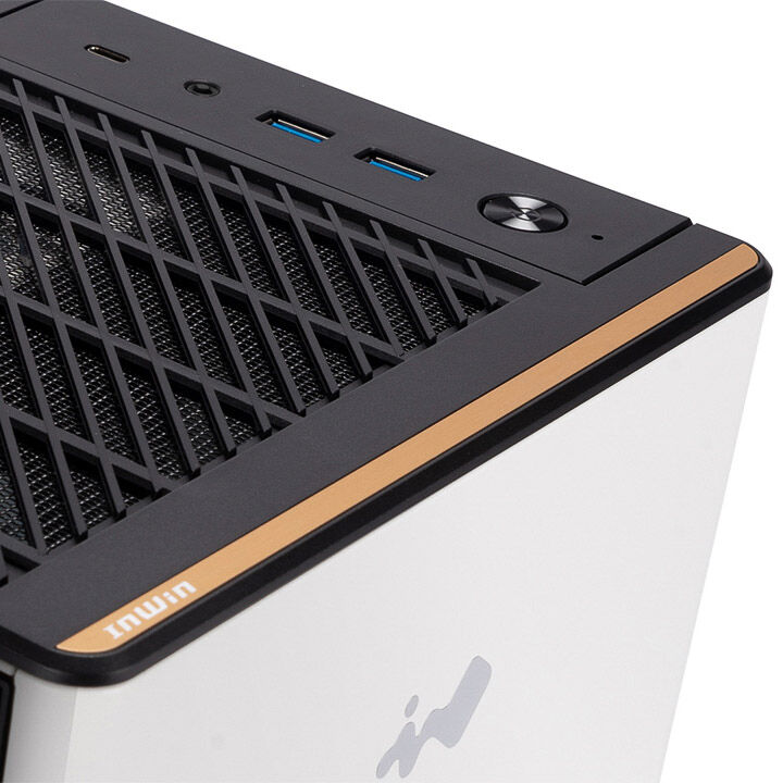 InWin A5 Midi-Tower Tempered Glass - white