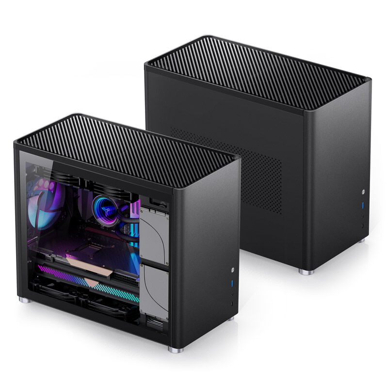 Jonsbo D30 mATX housing, tempered glass - black