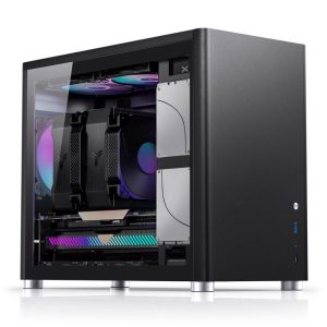 Jonsbo D30 mATX housing, tempered glass - black