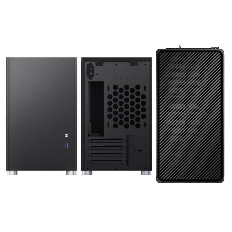 Jonsbo D30 mATX housing, tempered glass - black
