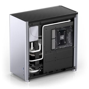 Jonsbo D40 ATX case, tempered glass - silver