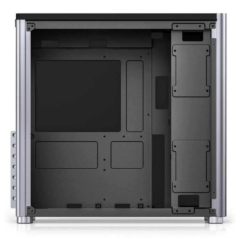 Jonsbo D40 ATX case, tempered glass - silver