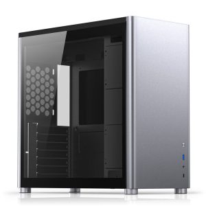 Jonsbo D40 ATX case, tempered glass - silver
