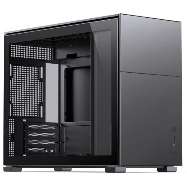 Jonsbo D31 Micro-ATX case, tempered glass – black