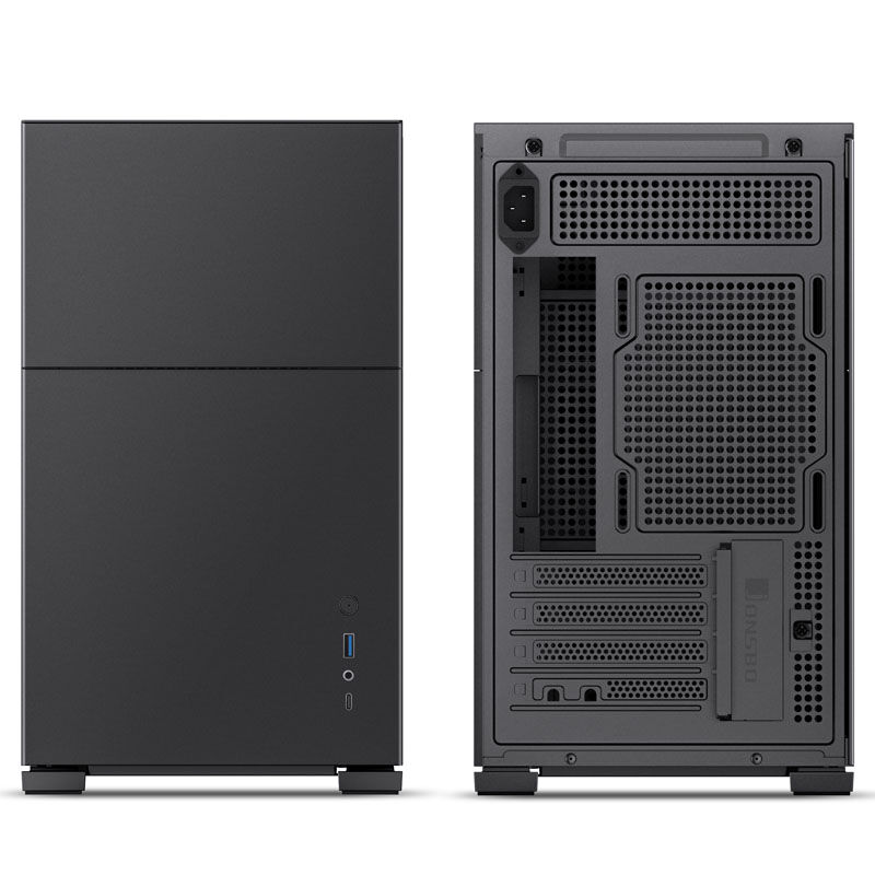 Jonsbo D31 Micro-ATX case, tempered glass - black
