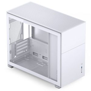 Jonsbo D31 Micro-ATX case, tempered glass - white