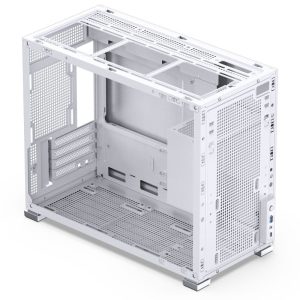 Jonsbo D31 Micro-ATX case, tempered glass - white