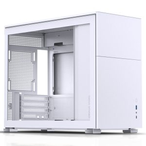 Jonsbo D31 Micro-ATX case, tempered glass - white