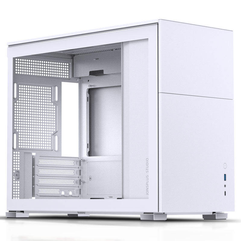 Jonsbo D31 Micro-ATX case, tempered glass - white