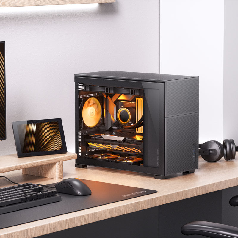 Jonsbo D31 MESH Micro-ATX case, tempered glass - black