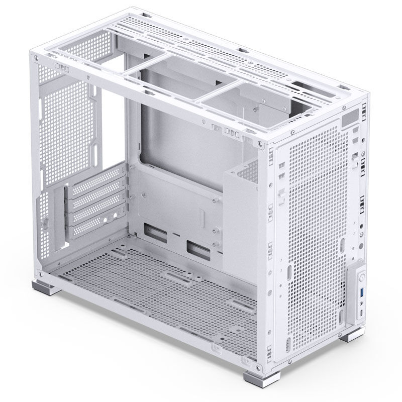 Jonsbo D31 MESH Micro-ATX case, tempered glass - white