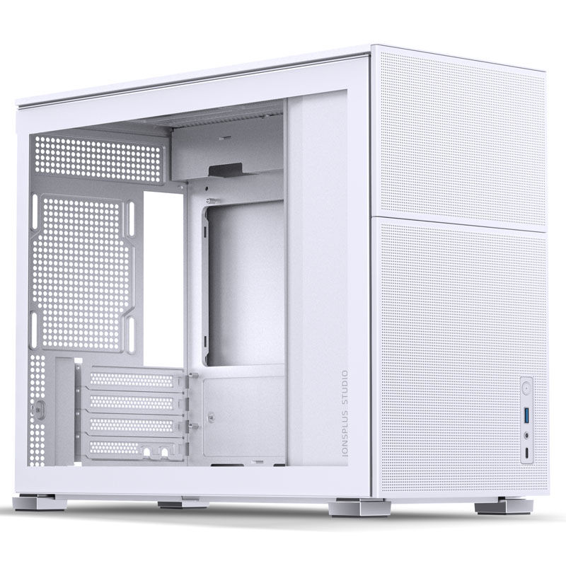 Jonsbo D31 MESH Micro-ATX case, tempered glass - white