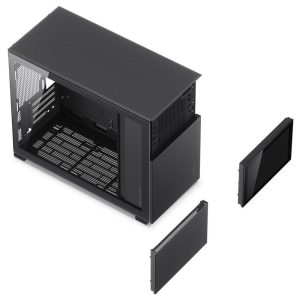 Jonsbo D31 Screen Micro-ATX case, tempered glass - black : image 9