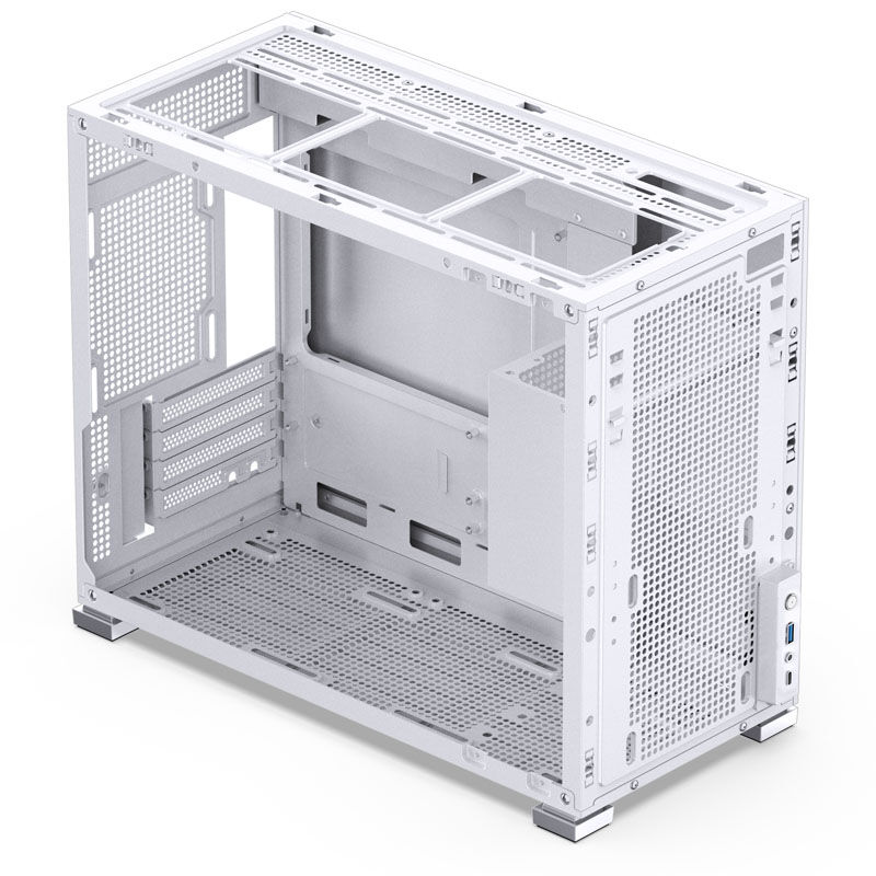 Jonsbo D31 Screen Micro-ATX case, tempered glass - white : image 9