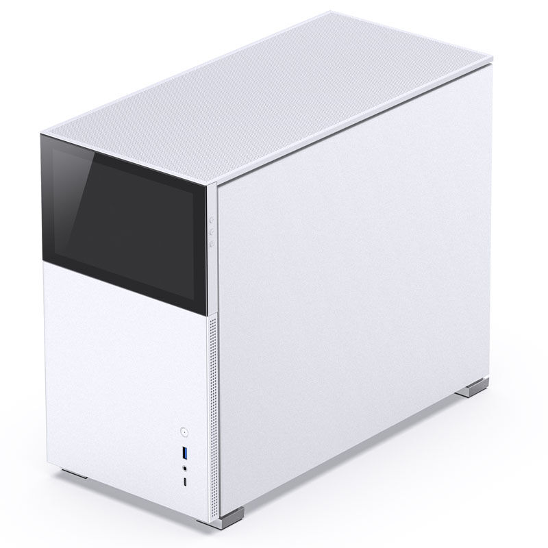 Jonsbo D31 Screen Micro-ATX case, tempered glass - white : image 5