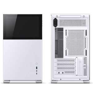 Jonsbo D31 Screen Micro-ATX case, tempered glass - white : image 3
