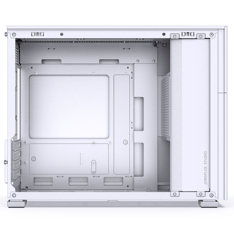 Jonsbo D31 Screen Micro-ATX case, tempered glass - white : image 4