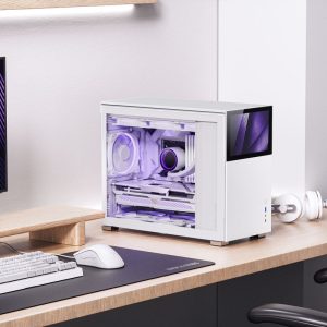 Jonsbo D31 Screen Micro-ATX case, tempered glass - white : image 10